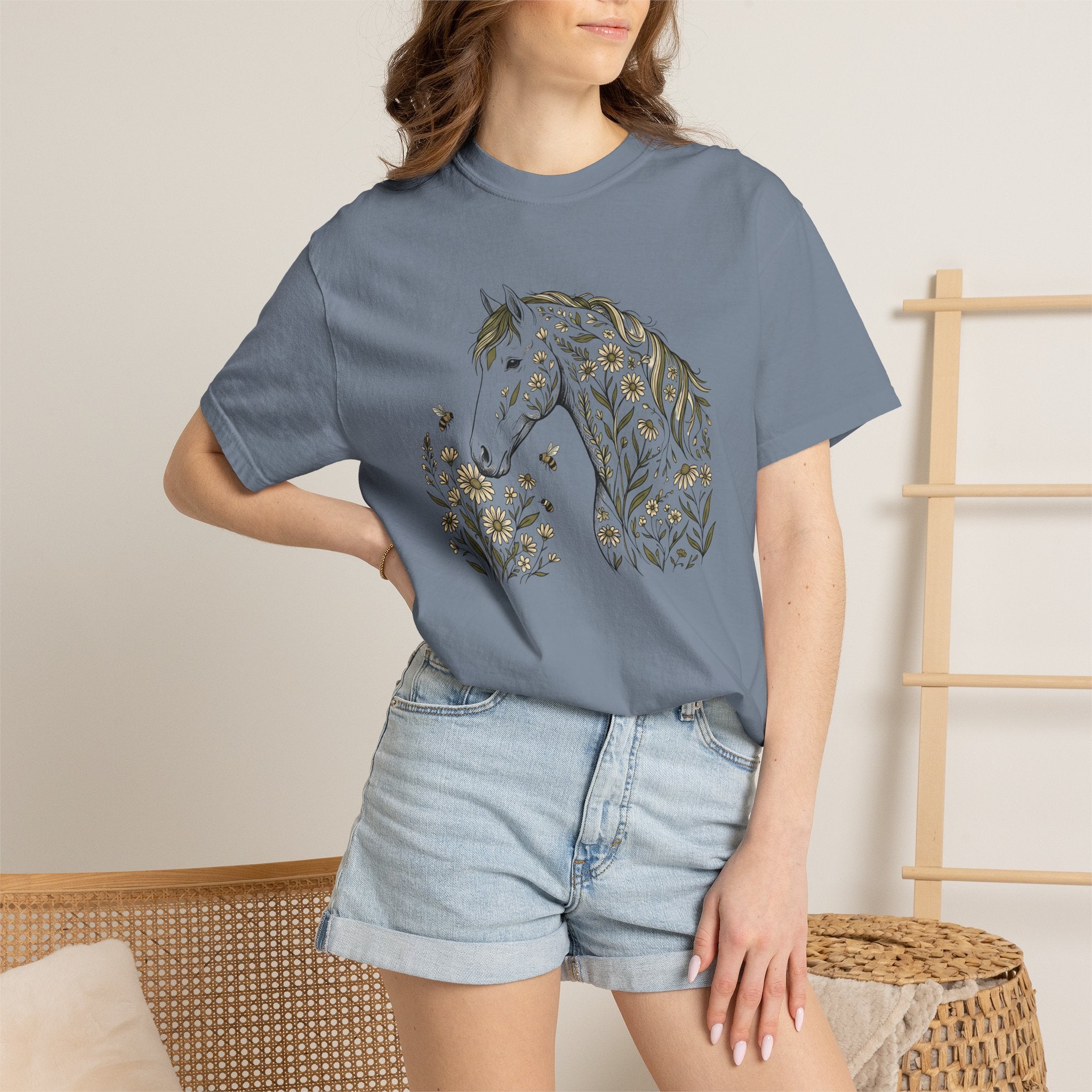Wild floral horse tees