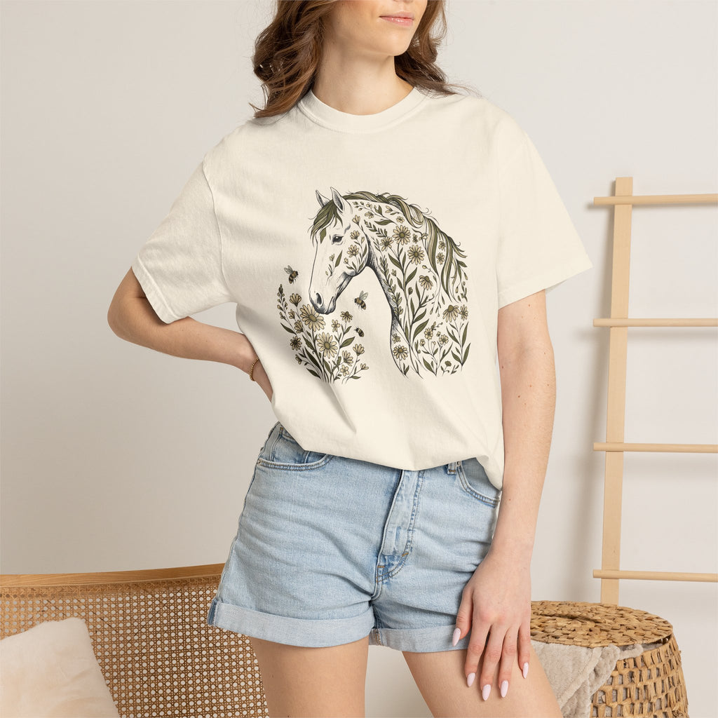 Wild floral horse tees