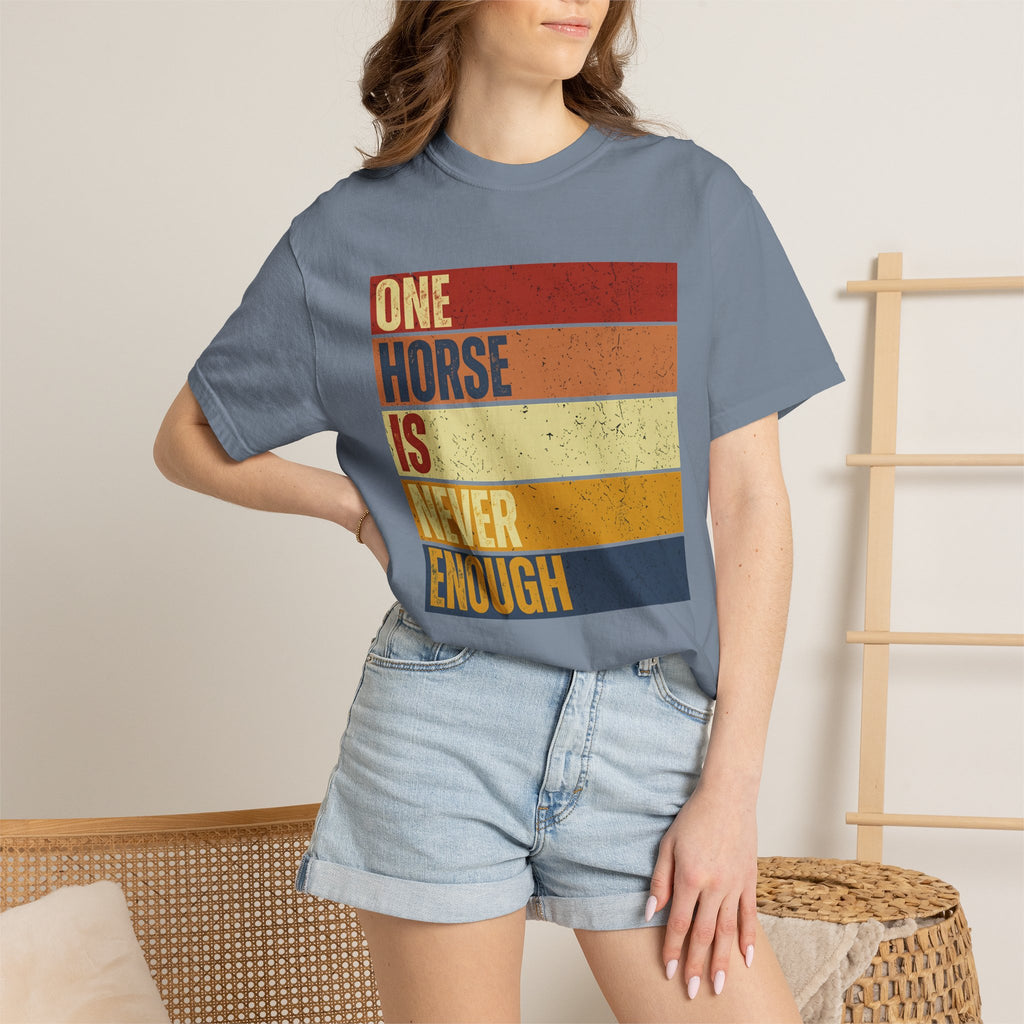One horse is