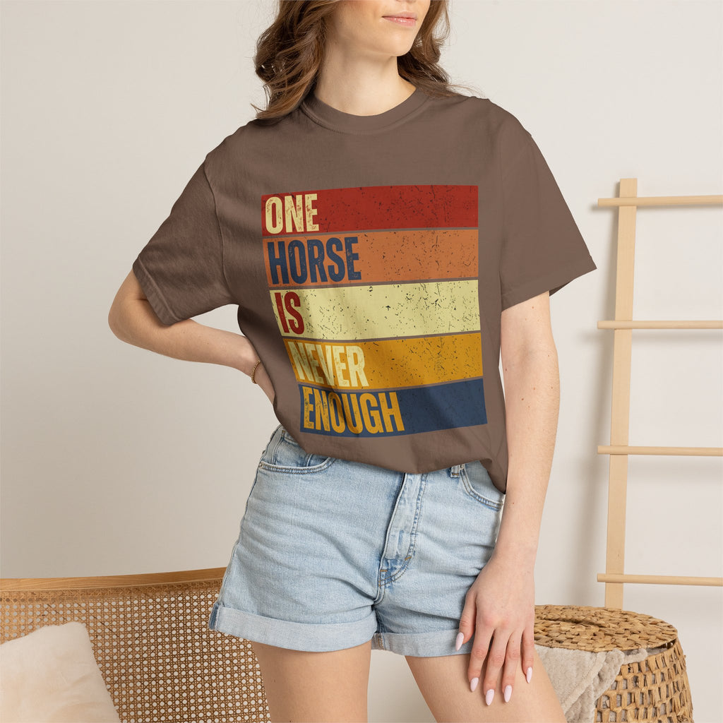 One horse is