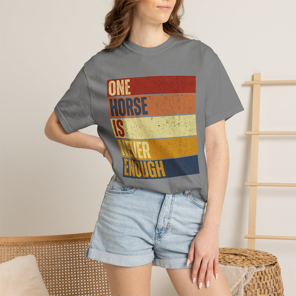 One horse is