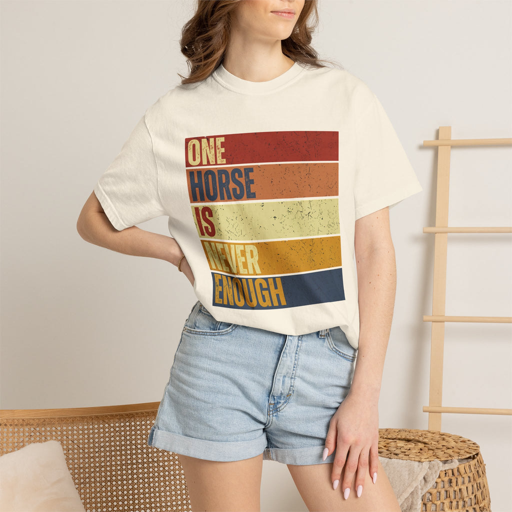 One horse is