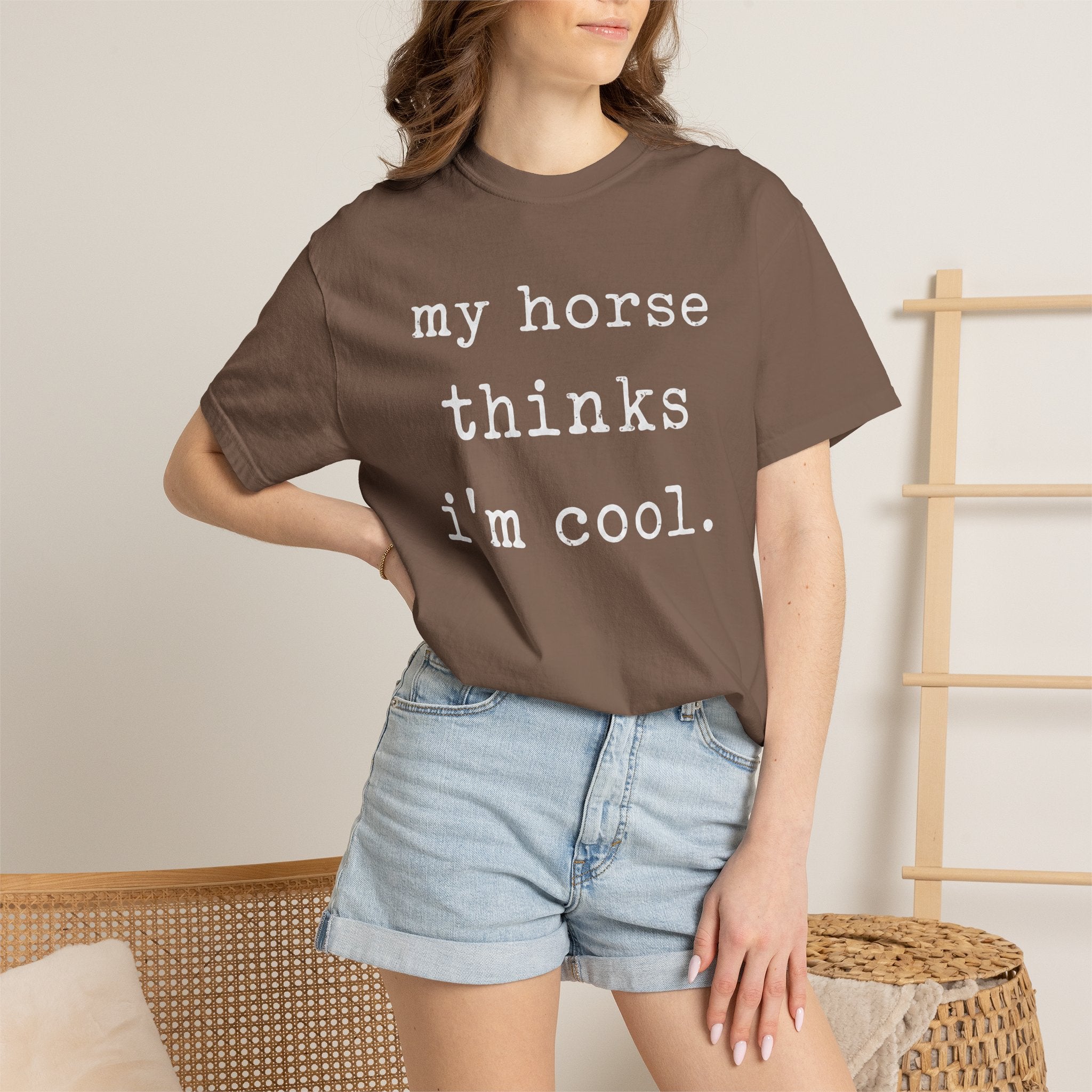 My horse thinks