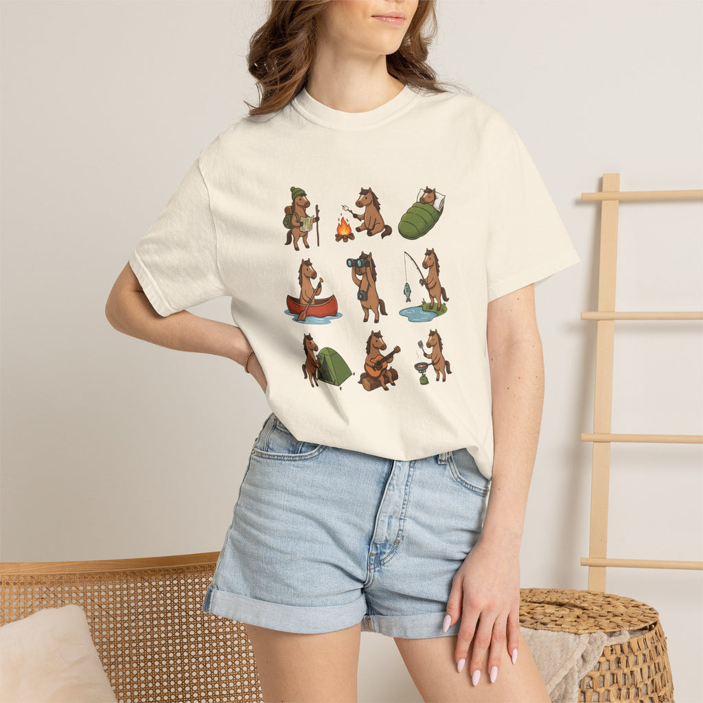 Camping horses Graphic Tee